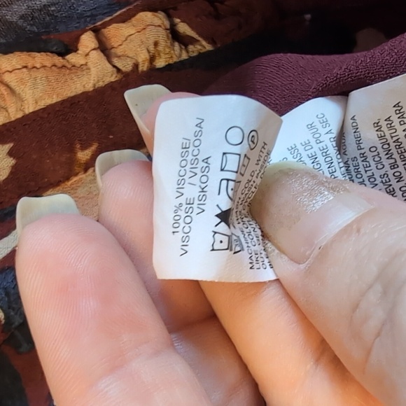 Lucky Brand Button Down Floral Blouse - Picture 8 of 8